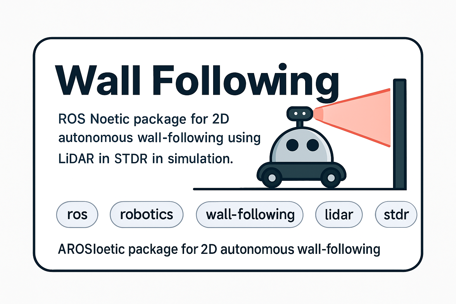 Wall Following Robot 2D